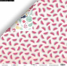 Бумага Scrapmir с рис двухстор 30*30см 190г/м2 SM4300001 Summer Арбуз