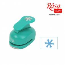 Дырокол Rosa фигурный, 3,8см, Снежинка 2 