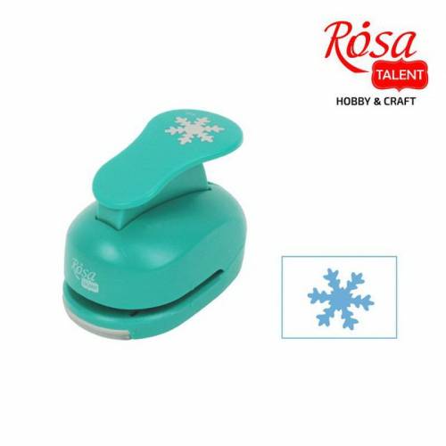 Дырокол Rosa фигурный, 3,8см, Снежинка 2 