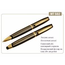 Ручка KrishA+ подарочная капилярная MT-502 металл БЕЗ ФУТЛЯРА