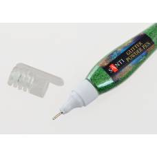 Ручка с глитером Santi для декорирования 10 г. 411741 зеленый