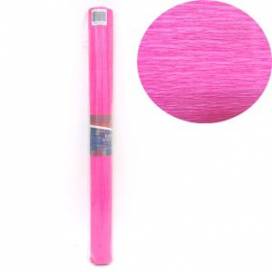 Бумага гофрированная Josef KR-150-8006 Ярко-розовый 95г/м2 в рулоне