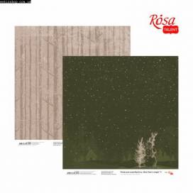 Бумага Rosa Talent с рис двухстор 30,48*30,48см 200г/м2 "New Year's magic“  4