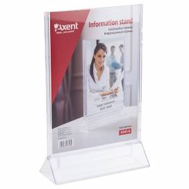 Табличка інформаційна Axent прозора А5 4541-A