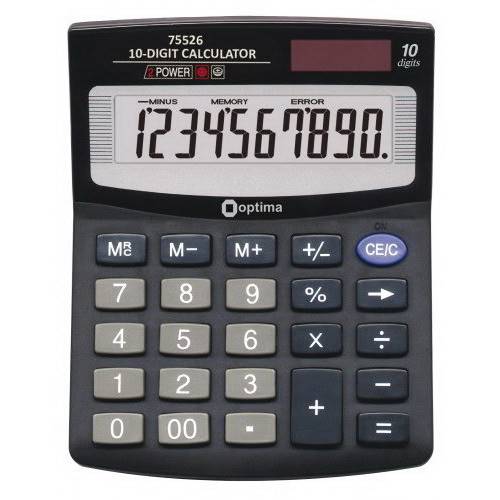 Калькулятор Optima O75526 10 разрядов