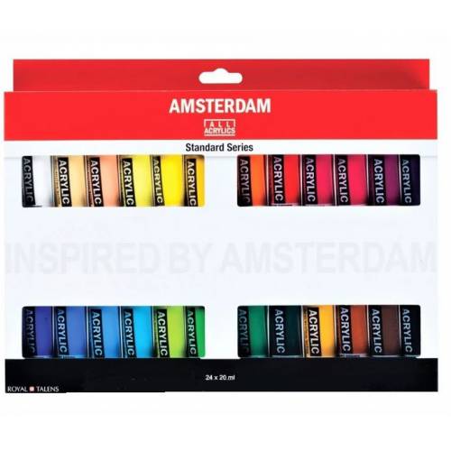 Набір акрилових фарб Royal Talens Amsterdsm Standart 24кол 20мл Набір акрилових фарб Royal Talens Amsterdsm Standart 24кол 20мл