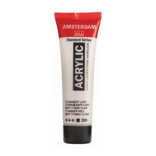 Краска акриловая RT Amsterdam 120мл 289 Титановый буф светлый