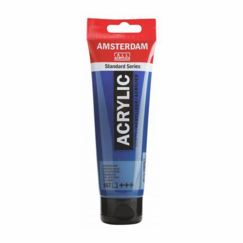 Краска акриловая RT Amsterdam 120мл 557 Зелено-синий