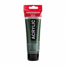 Краска акриловая RT Amsterdam 120мл 622 Оливковый зеленый темный