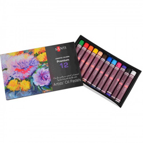 Набор пастелей маслянных Santi 12цветов 353184