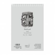 Альбом для эскизов Smiltainis Authentic 185г/м A4 50л Bristol белая гладкая бумага 7545