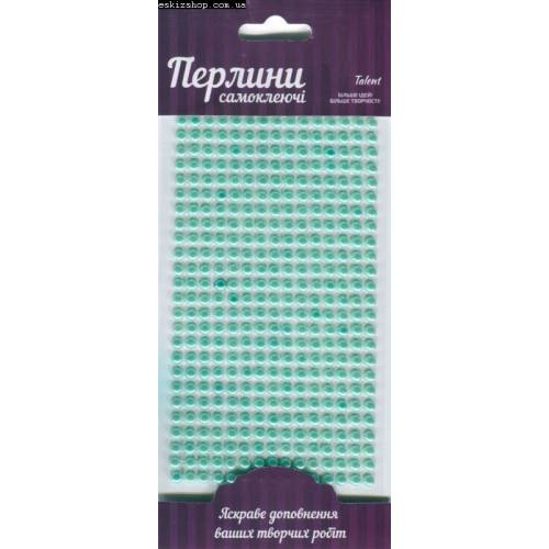 Декор. елемент: Перлини самокл TM Rosa DK46302 5 мм 375шт бірюза