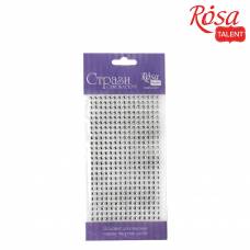 Декор. елемент: Стрази самокл TM Rosa DK46304 5 мм 375шт срібло