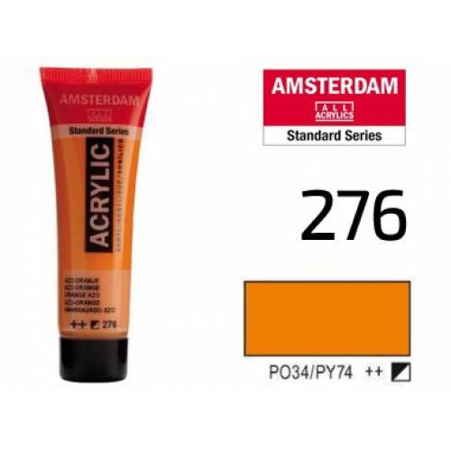 Краска акриловая RT Amsterdam  20мл 276 AZO Оранжевый