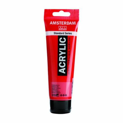 Краска акриловая RT Amsterdam 120мл 315 Пиррольный красный Краска акриловая RT Amsterdam 120мл 315 Пиррольный красный