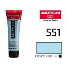 Краска акриловая RT Amsterdam  20мл 551 Небесно-голубой светлый