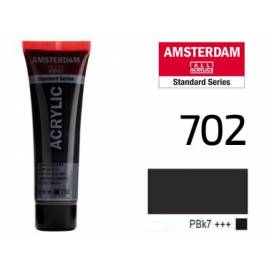 Краска акриловая RT Amsterdam  20мл 702 Сажа газовая