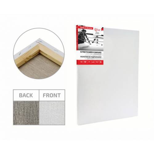 Холст на подрамнике ТМ RОSA мелкое зерно 60*70 акрил лён