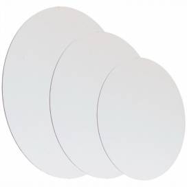 Холст фигурный на картоне ТМ Rosa Talent Овал 20*30см хлопок, акрил