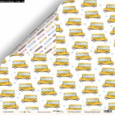 Бумага Scrapmir с рис двухстор 30*30см 190г/м2 SM4900002 School Days Школьный автобус Бумага Scrapmir с рис двухстор 30*30см 190г/м2 SM4900002 School Days Школьный автобус
