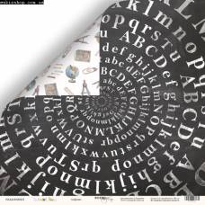 Бумага Scrapmir с рис двухстор 30*30см 190г/м2 SM4900003 School Days Алфавит
