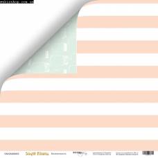 Бумага Scrapmir с рис двухстор 30*30см 190г/м2 SM2600002 Simple Flowers Бесконечность