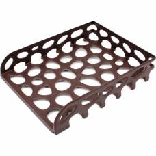 Лоток для паперу пластиковий горизонтальний Tascom ударостійкий коричневий 20502