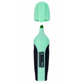 Текстовыделитель Buromax BM.8905-38 PASTEL толстый с резин. вставками пастельный мятный