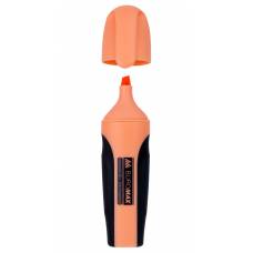 Текстовыделитель Buromax BM.8905-46 PASTEL толстый с резин. вставками пастельный персиковый Текстовыделитель Buromax BM.8905-46 PASTEL толстый с резин. вставками пастельный персиковый