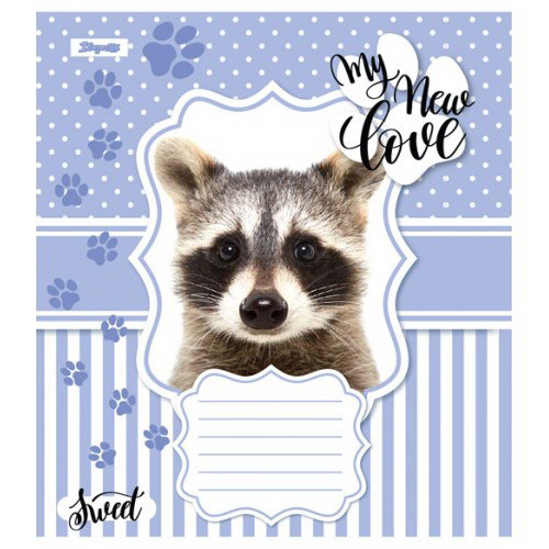 Тетрадь 12л. косая YES без д/л. MY NEW LOVE 763400