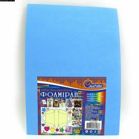 Фоаміран Josef A4 EVA самоклейка 2 мм 20KA4-049 Темно-блакитний 1аркуш