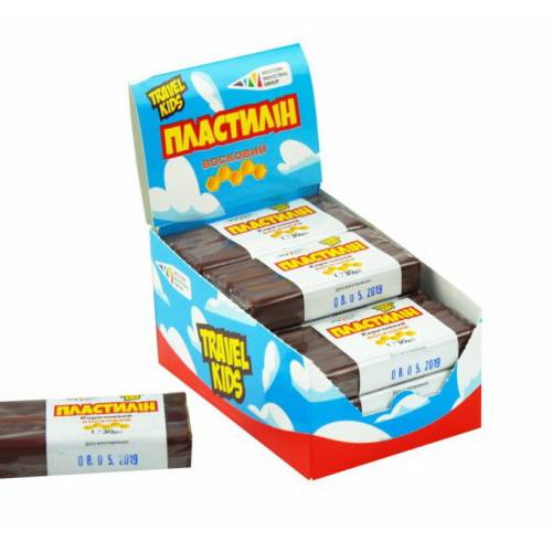 Пластилин Gamma UA восковый 30гр Коричневый 333109