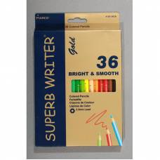 Цветные карандаши  Marco 36цв. 4100G-36CB NEW Gold 