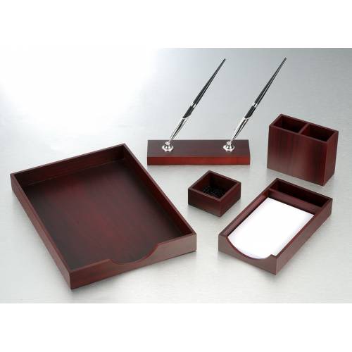 Настольный набор деревянный Bestar  5 предметов красное дерево 5144FDU