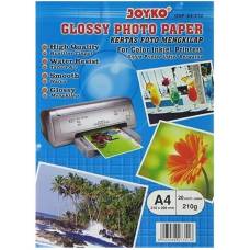 Фотобумага Joyko A4 210гр/м2 20л GSP-A4-210