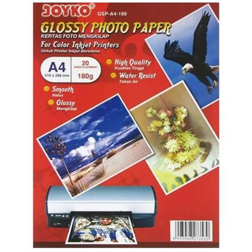 Фотобумага Joyko A4 180гр/м2 20л GSP-A4-180
