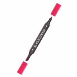 Маркер художественный двухсторонний для эскизов STA 3202-  2, красный