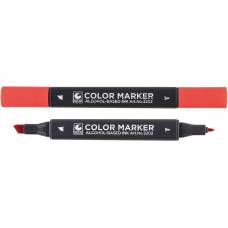 Маркер художественный двухсторонний для эскизов STA 3202- 22, киновар