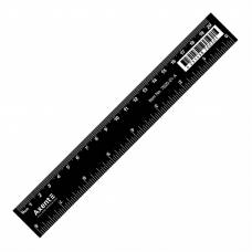 Линейка пластик Axent 20см 7620-01-A чёрн