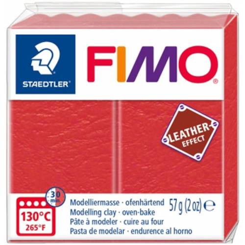 Глина полимерная FIMO Leather-effect 57г 8010-249 арбуз