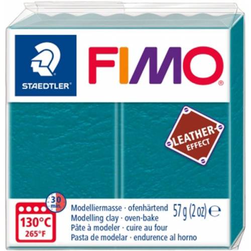 Глина полімерна FIMO Leather-effect 57г 8010-369 морська хвиля РОЗПРОДАЖ!!!