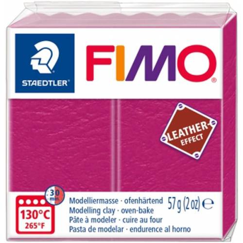 Глина полімерна FIMO Leather-effect 57г 8010-229 рожевий РОЗПРОДАЖ!!!
