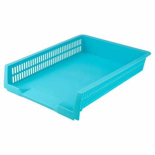 Лоток для паперу пластиковий горизонтальний Axent на 1 відділ Pastelini 4040-18-A м`ята