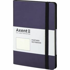 Блокнот Axent 8310-38 125*195мм 96арк. крапка Partner Soft синій
