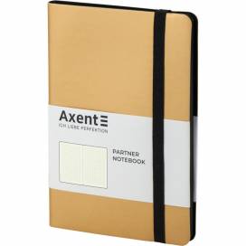 Блокнот Axent 8312-35 125*195мм 96арк. крапка Partner Soft золотий