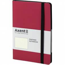Блокнот Axent 8310-05 125*195мм 96л точка Partner Soft красный