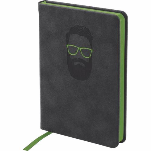 Блокнот Axent 8603-03 115х160мм 96арк. клітинка Nuba Strong сірий