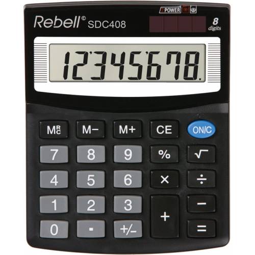 Калькулятор Rebell SDC-412 BX 12 розрядов средний чёрный 506207 Калькулятор Rebell SDC-412 BX 12 розрядов средний чёрный 506207