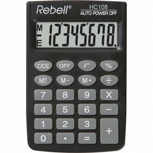 Калькулятор Rebell HC-108BX кишеньковий 8розрядов