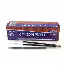 Стержень WK короткий ухо 614A REFILL 2620 прозорий корпус чорн. 1шт